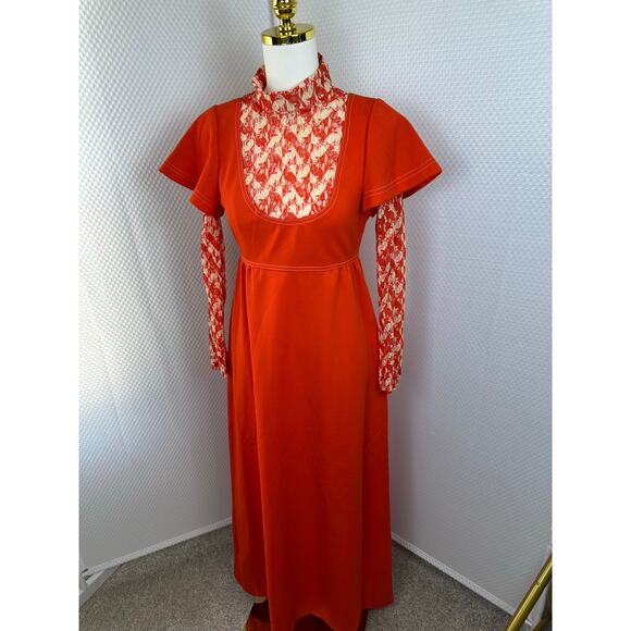 Patricia Fair True Vintage 1960s Long Maxi Dress Groovy - Picture 2 of 16